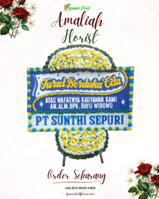 Papan Bunga Duka di Paudean