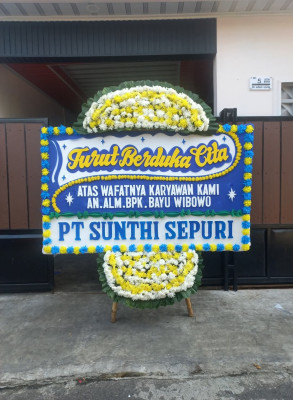 Papan Bunga Duka di Paudean