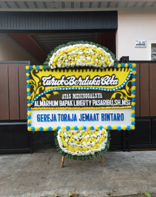 Papan Bunga Duka di Paudean